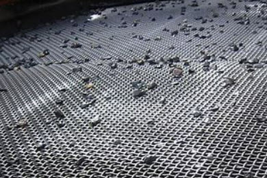 Silica dust screen mesh