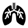 Chronic bronchitis lung icon
